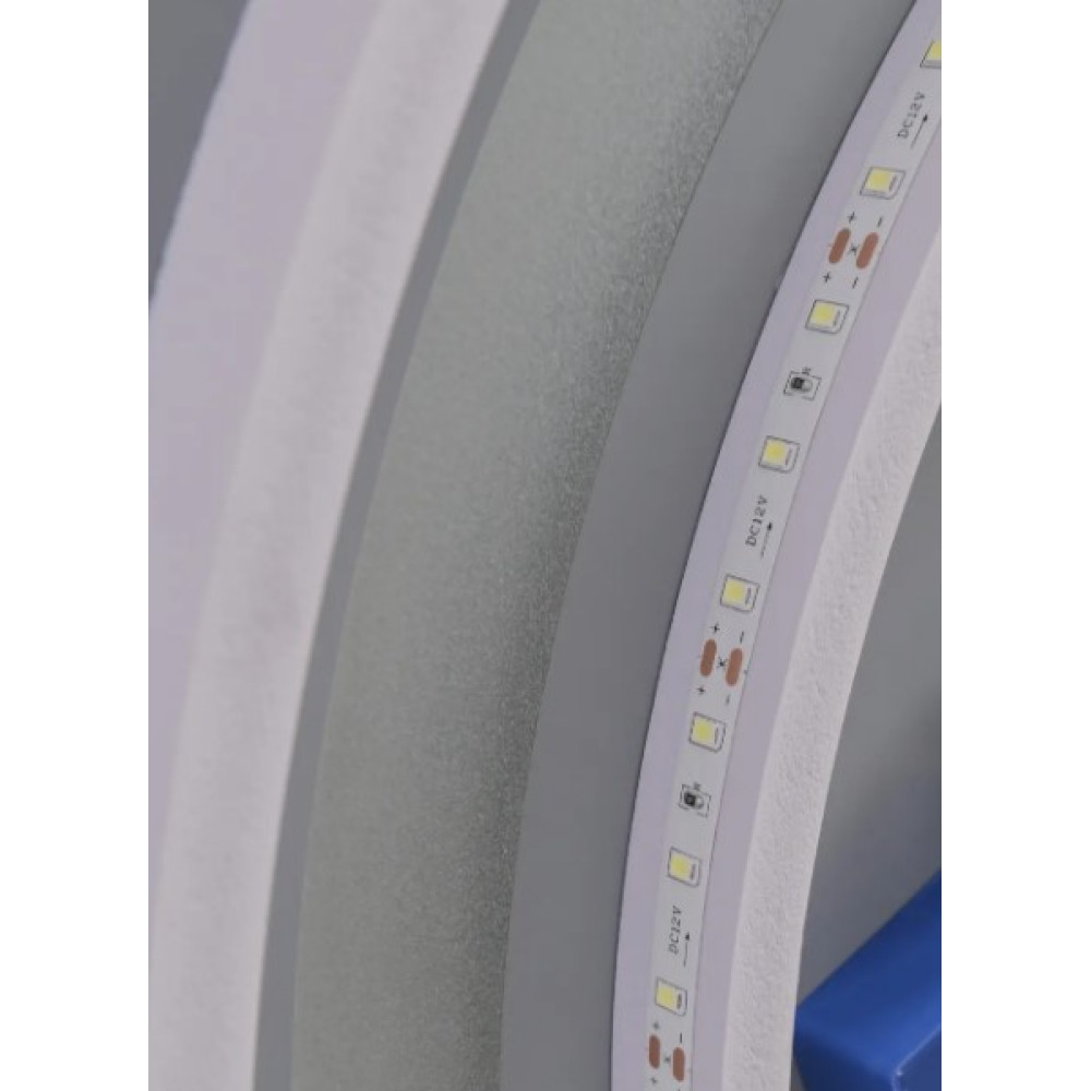 Зеркало Mixxus PLAIN MC02-60-CASE с LED Touch, Anti-fog, димером, рег. яркости, часами (MI6661)
