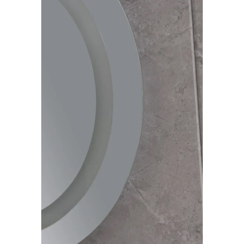 Зеркало Mixxus PLAIN MC02-60-CASE с LED Touch, Anti-fog, димером, рег. яркости, часами (MI6661)