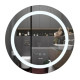 Зеркало Mixxus PLAIN MC02-60-CASE с LED Touch, Anti-fog, димером, рег. яркости, часами (MI6661)