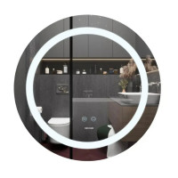 Дзеркало Mixxus PLAIN MC03-60 з LED Touch, Anti-fog, димером, регулюванням яскравості (MI6662)