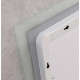 Дзеркало Mixxus FLAT MR04-80x60 з LED Touch, Anti-fog, димером, регулюванням яскравості, годинником (MI6928)