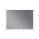 Дзеркало Mixxus FLAT MR04-80x60 з LED Touch, Anti-fog, димером, регулюванням яскравості, годинником (MI6928)