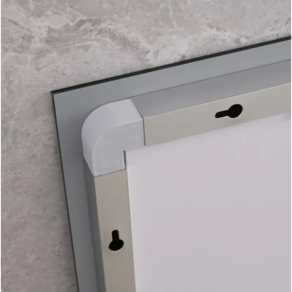 Дзеркало Mixxus ARD MR06-60x80 з LED Touch, Anti-fog, димером, регулюванням яскравості, годинником (MI6929)