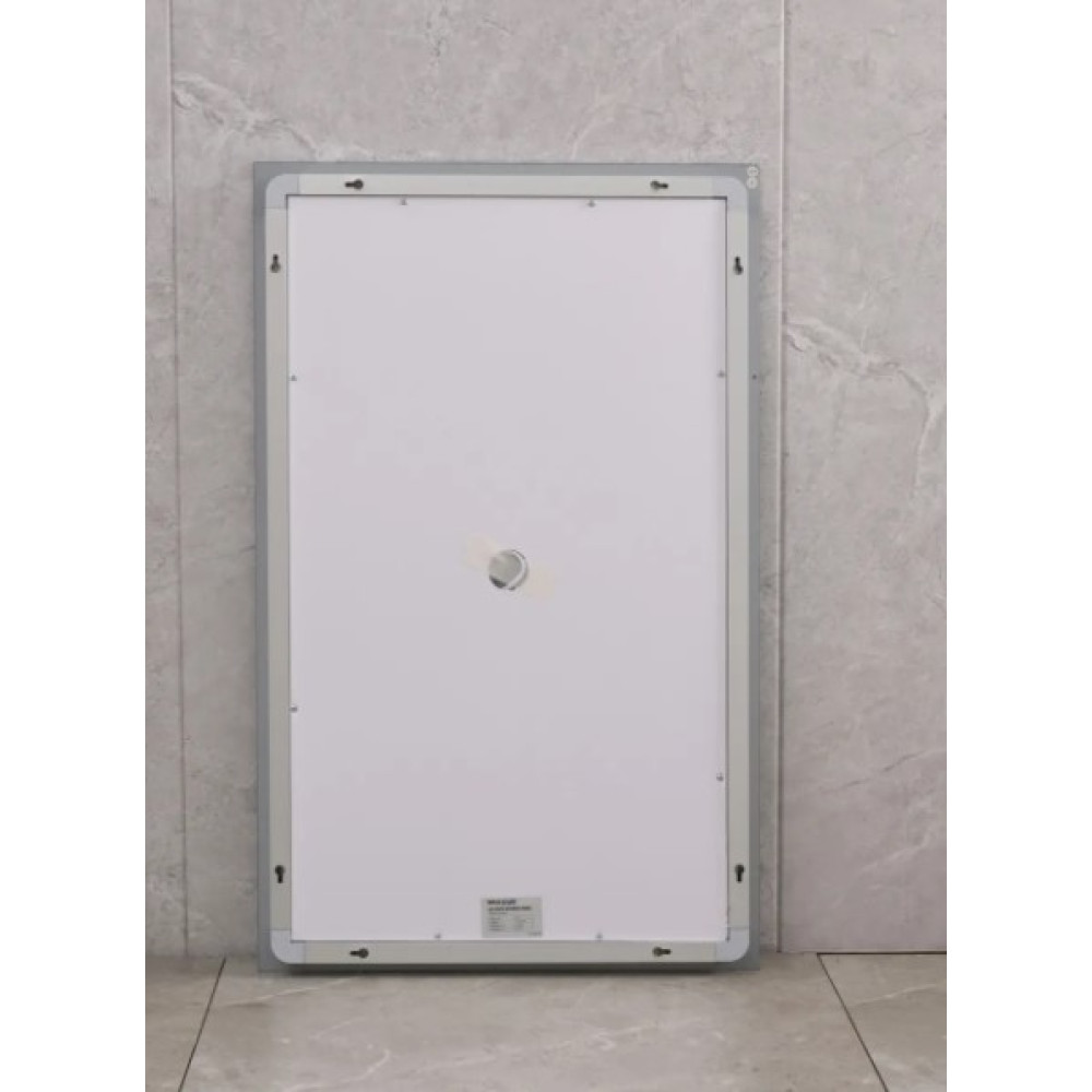 Дзеркало Mixxus ARD MR06-60x80 з LED Touch, Anti-fog, димером, регулюванням яскравості, годинником (MI6929)