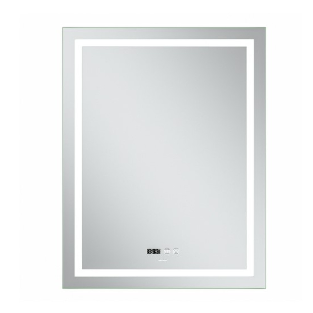 Дзеркало Mixxus Premium FLASH MR21-60x80 (LED Touch, Anti-fog, годинник) (MP6617)