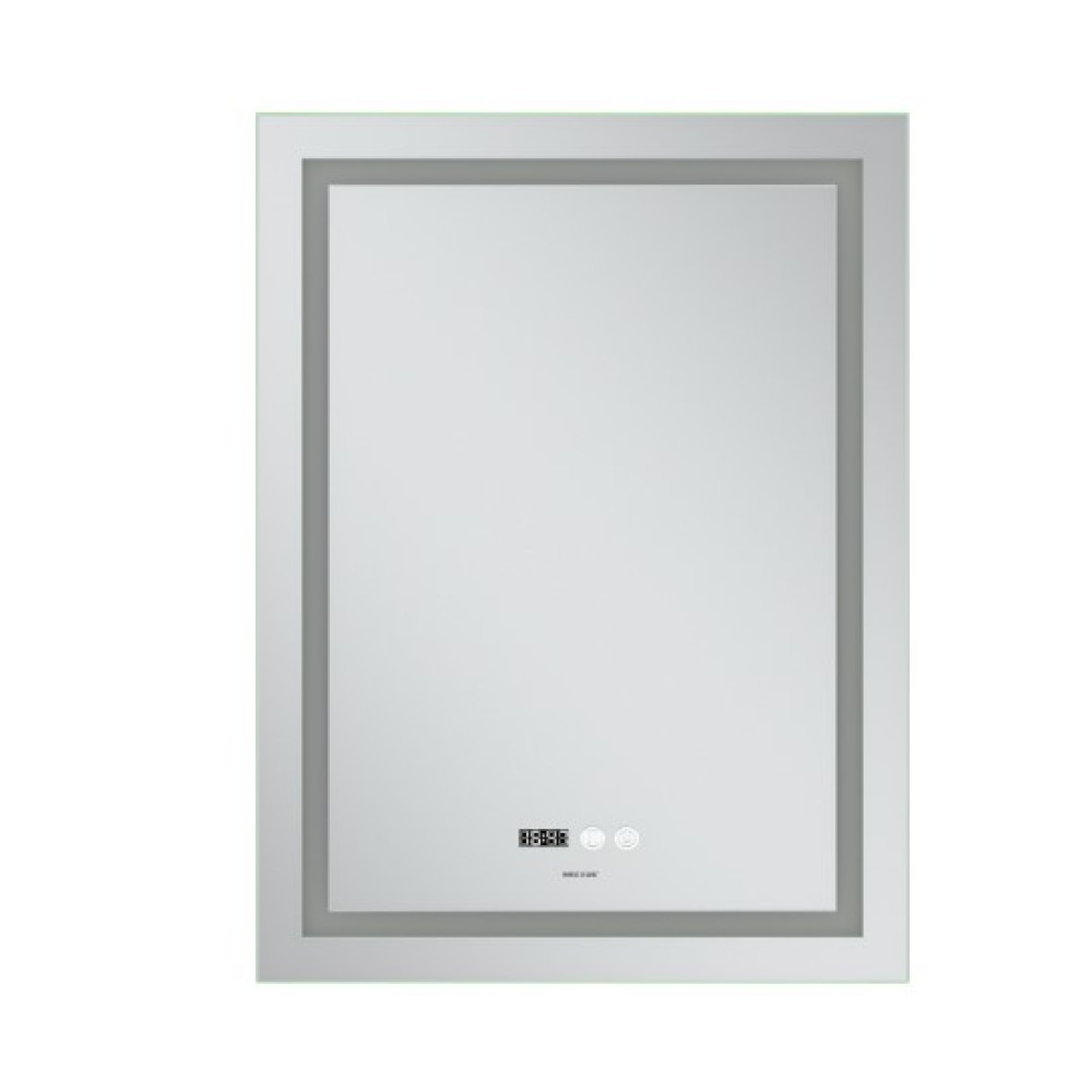 Зеркало Mixxus Premium FLASH MR21-70x90 (LED Touch, Anti-fog, часы) (MP6618)