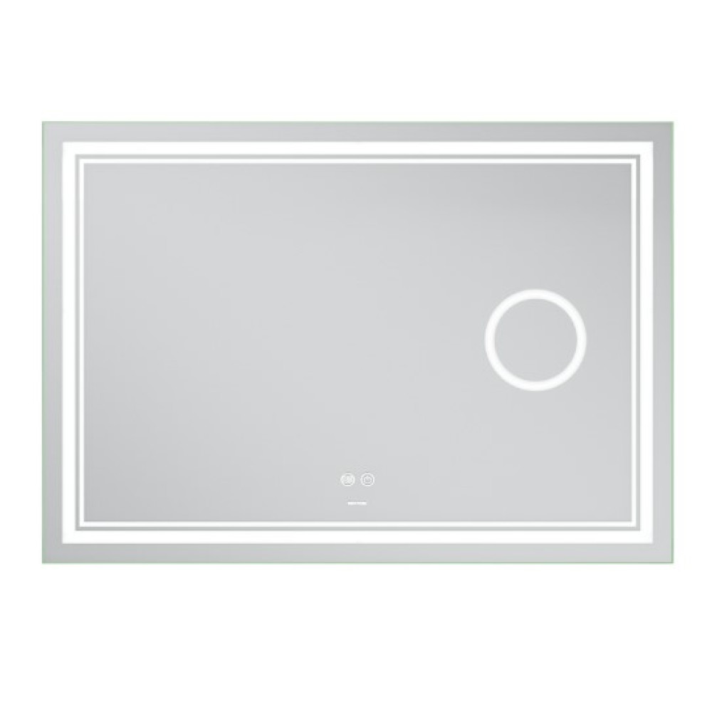Дзеркало Mixxus Premium QUADRO MR20-100x70 (LED Touch, Anti-fog, лінза) (MP6622)