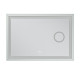 Дзеркало Mixxus Premium QUADRO MR20-100x70 (LED Touch, Anti-fog, лінза) (MP6622)
