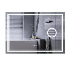 Зеркало Mixxus Premium QUADRO MR20-120x80 (LED Touch, Anti-fog, линза) (MP6624)
