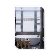 Зеркало Mixxus Premium BEVEL MA02-90x65-REVERSE (LED Touch, Anti-fog, (3-6,5kK)) (MP6641)