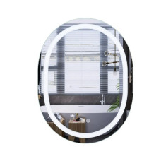 Зеркало Mixxus Premium ELLIPSE MV05-80x60-REVERSE (LED Touch, Anti-fog (3-6,5kK)) (MP6642)