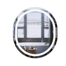 Зеркало Mixxus Premium ELLIPSE MV05-80x70-REVERSE (LED Touch, Anti-fog (3-6,5kK)) (MP6643)