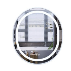 Зеркало Mixxus Premium ELLIPSE MV05-80x70-REVERSE WHITE (LED Touch, Anti-fog (3-6kK)) (MP6645)