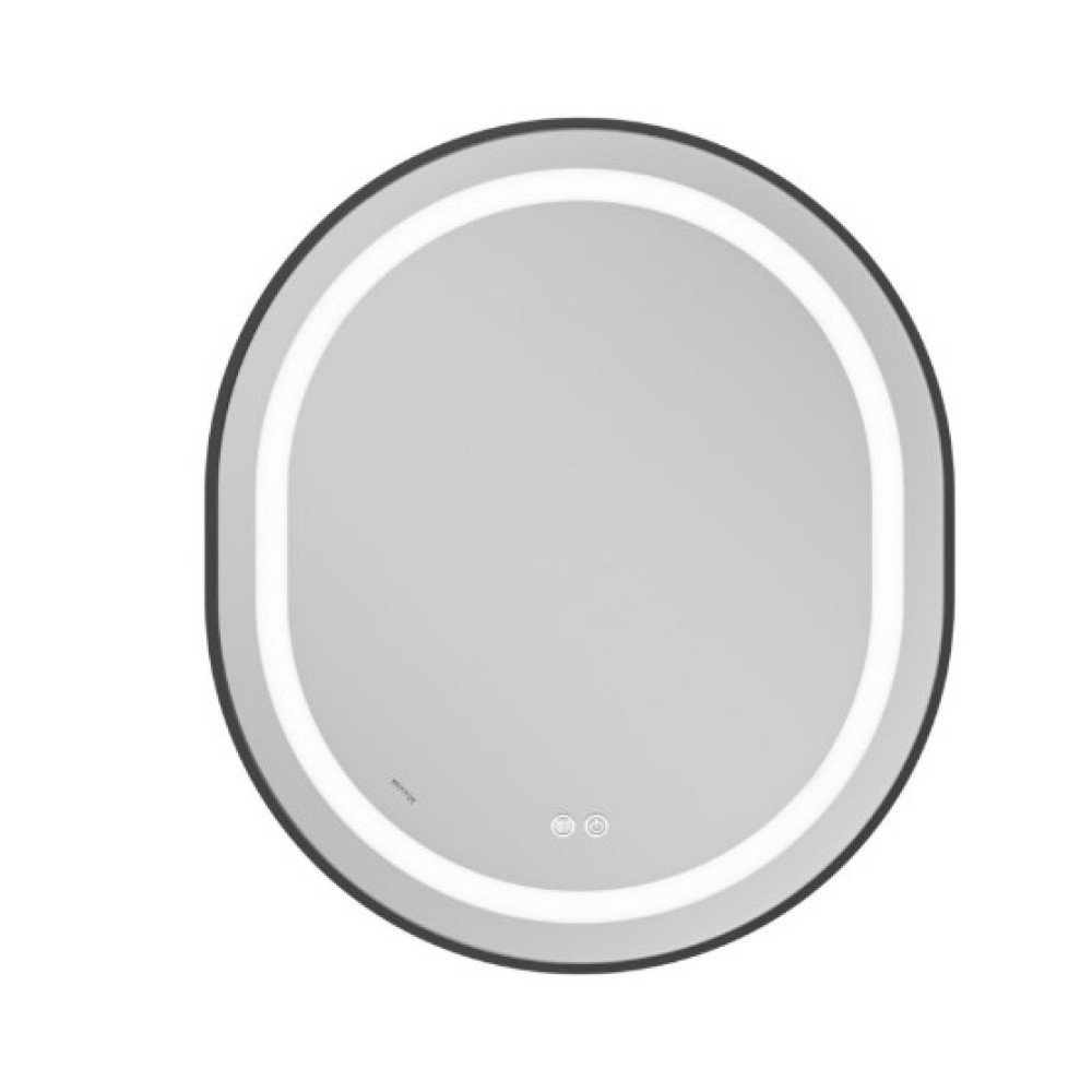 Дзеркало Mixxus Premium ELLIPSE MV05-80x70-REVERSE BLACK (LED Touch, Anti-fog (3-6kK)) (MP6646)