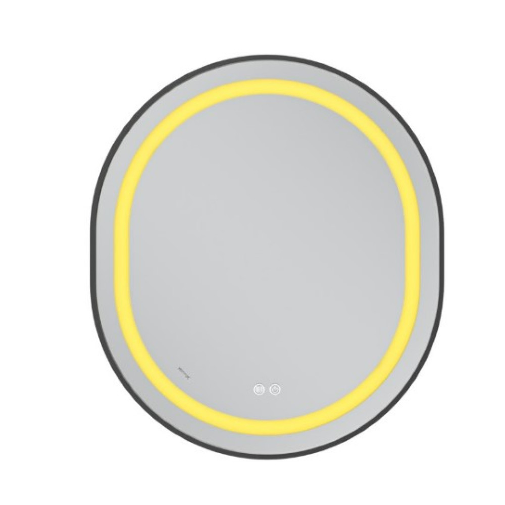 Дзеркало Mixxus Premium ELLIPSE MV05-80x70-REVERSE BLACK (LED Touch, Anti-fog (3-6kK)) (MP6646)