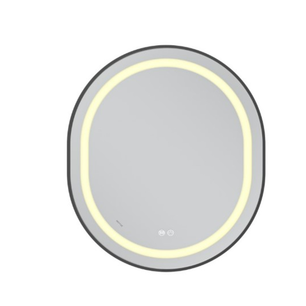 Дзеркало Mixxus Premium ELLIPSE MV05-80x70-REVERSE BLACK (LED Touch, Anti-fog (3-6kK)) (MP6646)