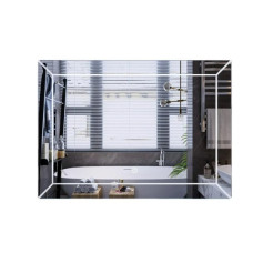 Зеркало Mixxus Premium CUBIC MR14-80x60-REVERSE (LED Touch, Anti-fog) (MP6648)