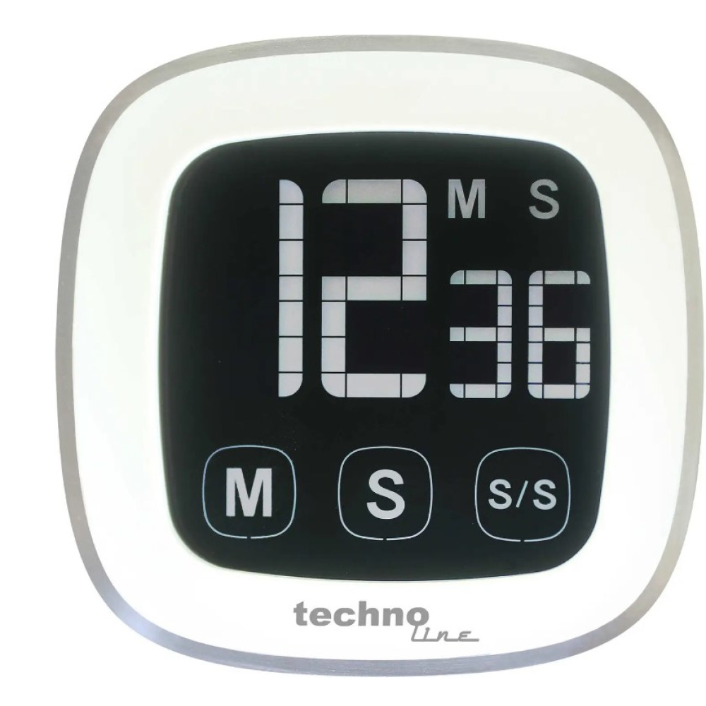 Таймер кухонний Technoline KT400 Magnetic Touchscreen White (KT400) (DAS301202)