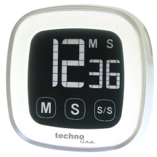Таймер кухонный Technoline KT400 Magnetic Touchscreen White (KT400) (DAS301202)