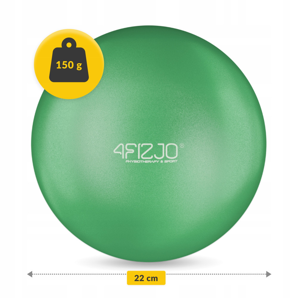 М'яч для пілатесу, йоги, реабілітації 4FIZJO 22 см Green (P-5905973404853)