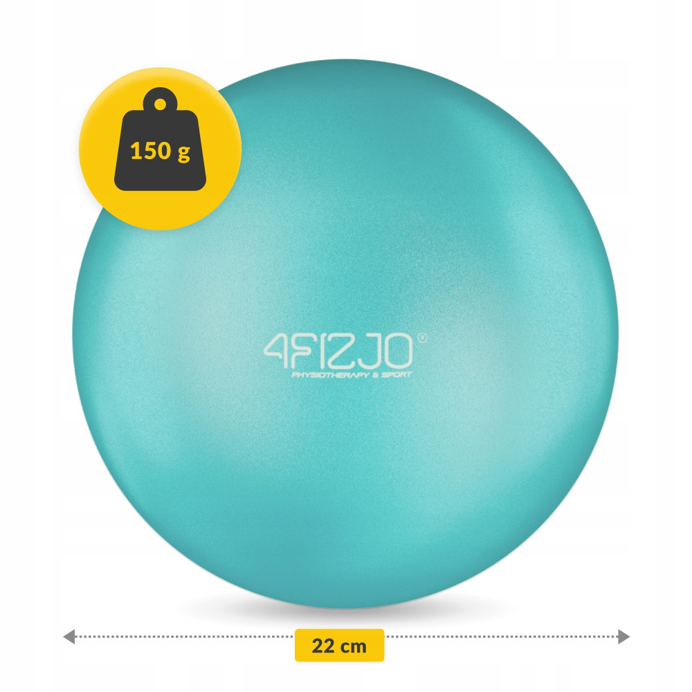 М'яч для пілатесу, йоги, реабілітації 4FIZJO 22 см Mint (P-5905973404877)