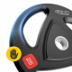 Диск олимпийский 4FIZJO 1 x 25 кг 51 мм металлический, прорезиненный Black (P-5905973401302)