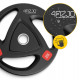 Диск олимпийский 4FIZJO 1 x 25 кг 51 мм металлический, прорезиненный Black (P-5905973401302)
