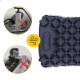Надувний килимок (каремат) Mountain Goat 190 x 58 x 5 см з вбудованим насосом MG0009 Navy Blue (P-5905973400916)