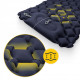 Надувний килимок (каремат) Mountain Goat 190 x 58 x 5 см з вбудованим насосом MG0009 Navy Blue (P-5905973400916)