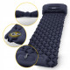 Надувний килимок (каремат) Mountain Goat 190 x 58 x 5 см з вбудованим насосом MG0009 Navy Blue (P-5905973400916)