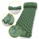 Надувний килимок (каремат) Mountain Goat 190 x 58 x 5 см з вбудованим насосом MG0010 Navy Green (P-5905973400909)