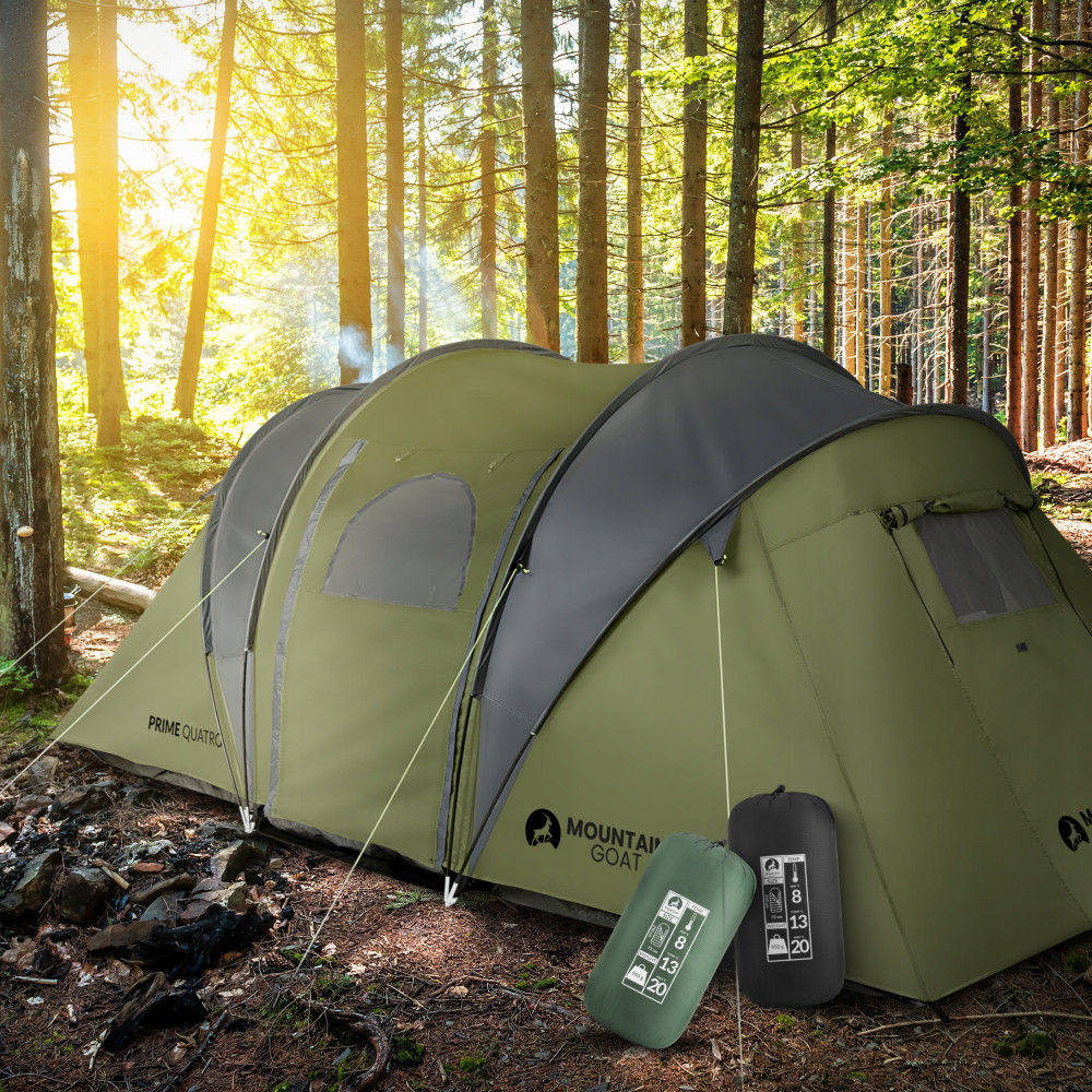 Палатка туристическая Mountain Goat Prime Quatro 4-местная Olive (P-5905973406598)