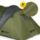 Палатка туристическая Mountain Goat Prime Quatro 4-местная Olive (P-5905973406598)