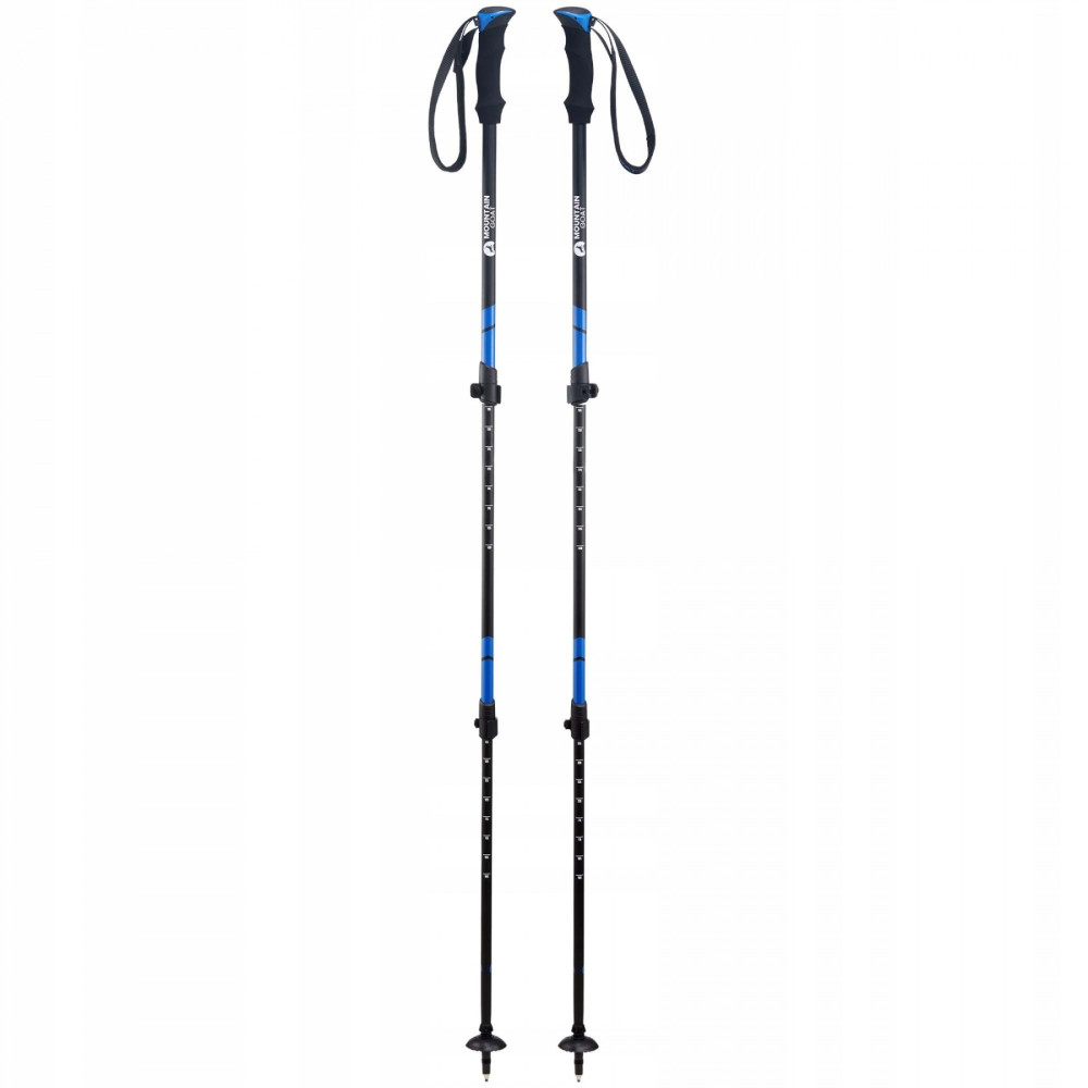Трекінгові палиці Mountain Goat Peak+ 60-135 см MG0005 Black/Blue (P-5907739318268)
