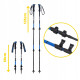Трекінгові палиці Mountain Goat Peak+ 60-135 см MG0005 Black/Blue (P-5907739318268)