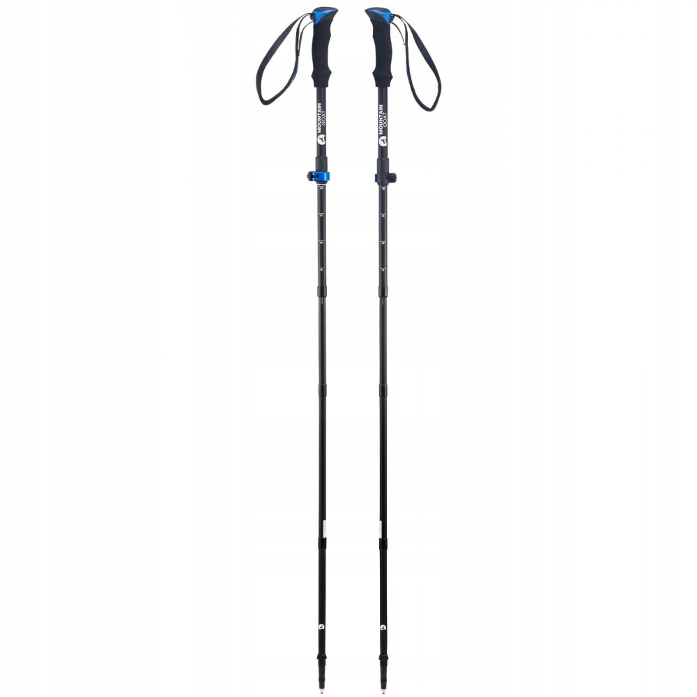 Трекінгові палиці Mountain Goat Pro+ 43-130 см MG0007 Black/Blue (P-5907739318244)