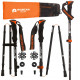 Трекінгові палиці Mountain Goat Pro+ 43-130 см MG0008 Black/Orange (P-5907739318251)