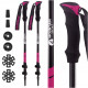 Трекінгові палиці Mountain Goat Peak+ 65-135 см Black/Pink (P-5905973404648)