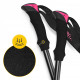 Трекінгові палиці Mountain Goat Peak+ 65-135 см Black/Pink (P-5905973404648)