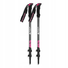 Трекинговые палки Mountain Goat Peak+ 65-135 см Black/Pink (P-5905973404648)