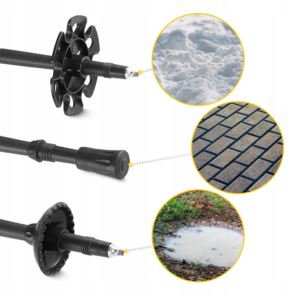 Трекинговые палки Mountain Goat Active 38-130 см Black (P-5905973404679)