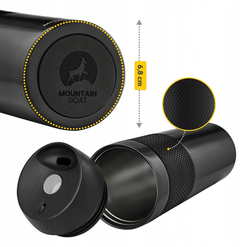 Термокухоль Mountain Goat Travel 0.4 л Black (P-5907739315694)