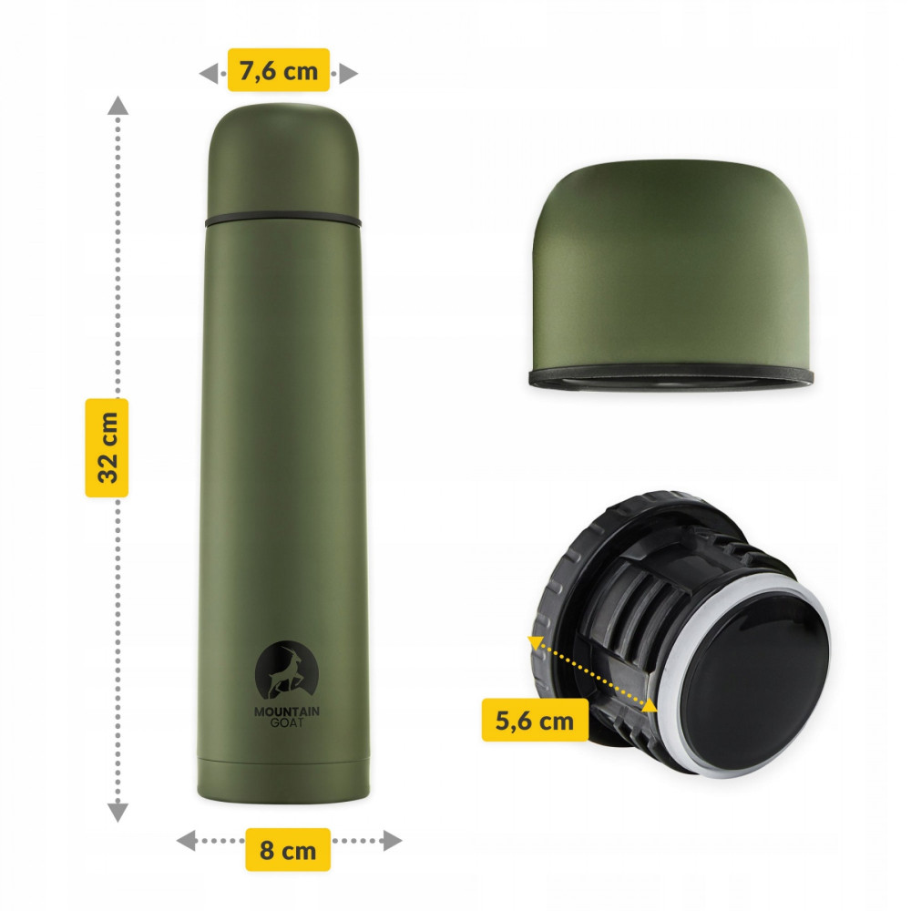 Термос Mountain Goat 1 л Navy Green (P-5907739315779)