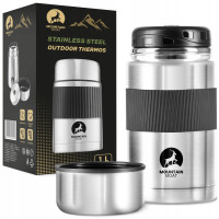 Термос для їжі Mountain Goat 1 л Silver (P-5907739315809)