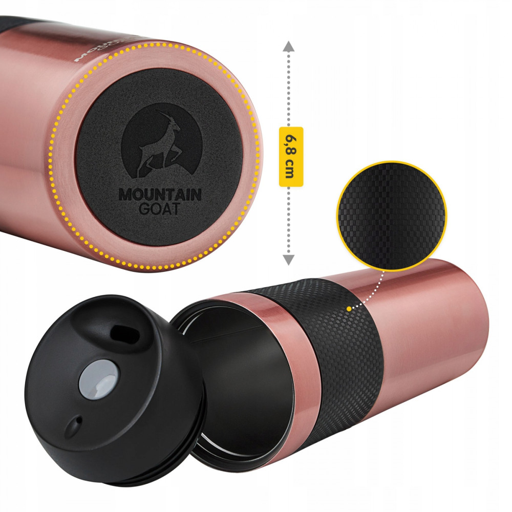 Термокружка Mountain Goat Travel 0.4 л Rose Gold (P-5907739315960)