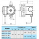 Циркуляційний насос NPO BPS 20-2G-130/B