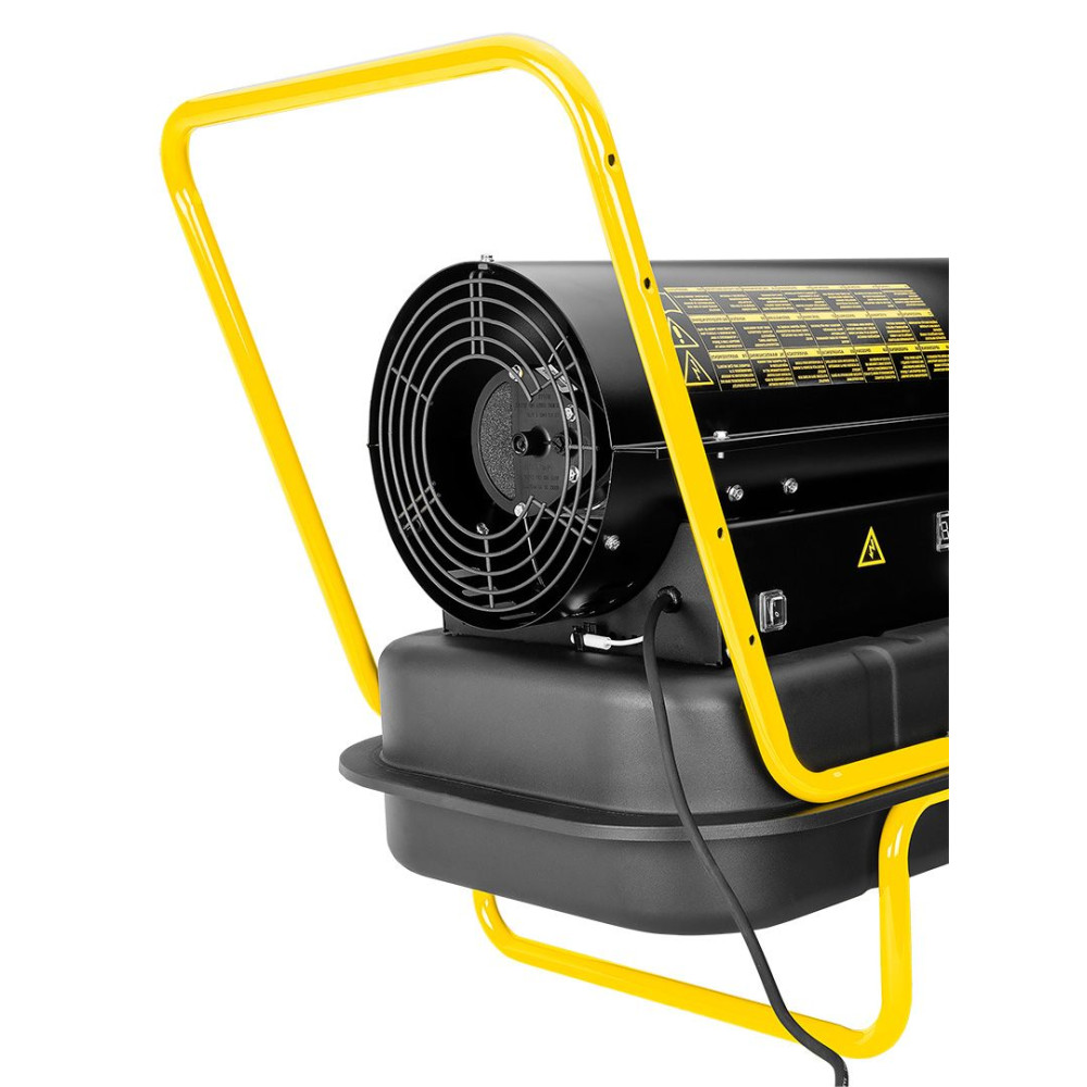 Теплова дизельна гармата Neo Tools 20 кВт, площа обігріву 200 кв.м., підлогова, чорна (90-086)