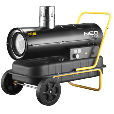 Тепловая дизельная пушка Neo Tools 20 кВт, площадь обогрева 200 кв.м., напольная, черная (90-086)
