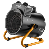 Теплова гармата Neo Tools 3 кВт, площа обігріву 30 в.м., підлоговий, чорний (90-068)