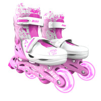 Детские ролики NEON INLINE SKATES розовый NT07P4